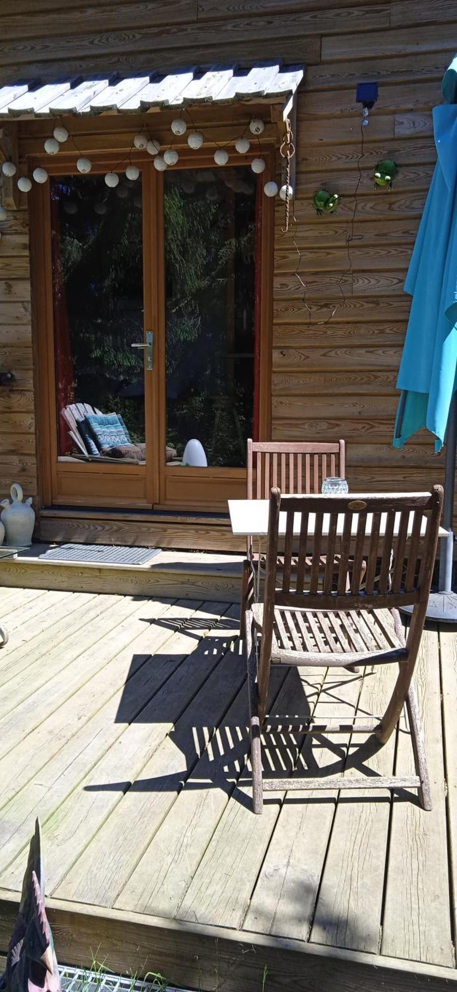 Chalet Grenouille Domaine De La Mamounette Champclause Exterior foto